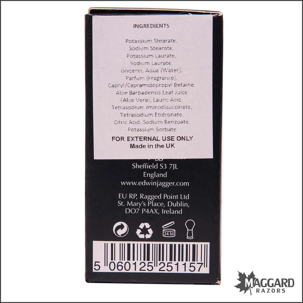 Edwin Jagger Aloe Vera Shave Soap Travel Tub, 65g - Image 4