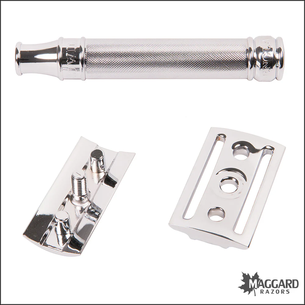 Edwin Jagger DE89BA11BL Chrome Barley Handle DE Safety Razor - Image 4