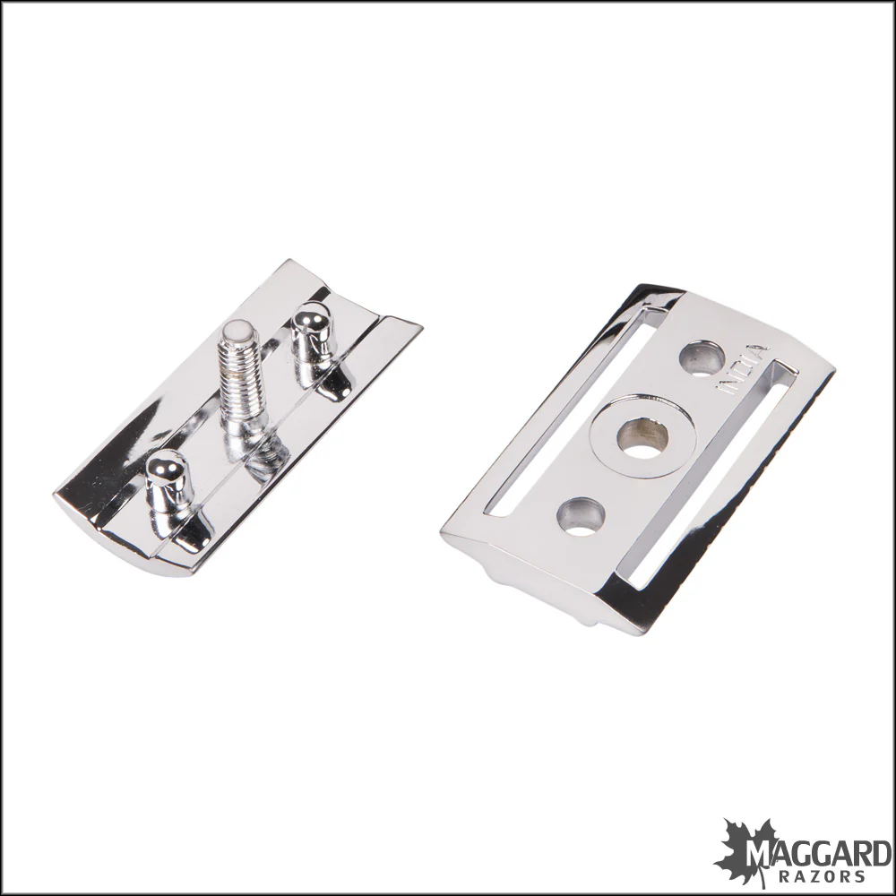 Parker 98R Chrome Handle Closed Comb Heavy Weight DE Safety Razor - Image 4