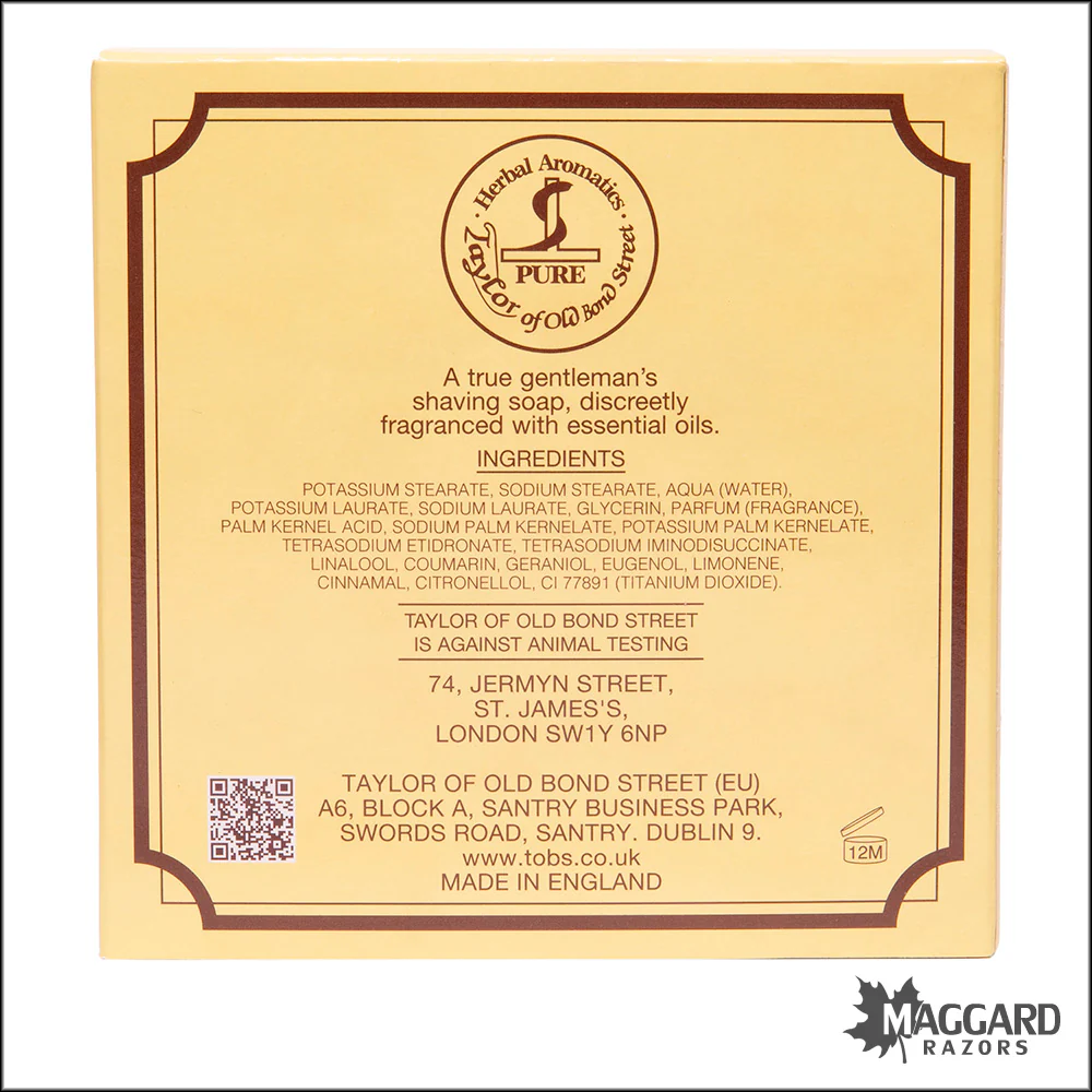 Taylor of Old Bond Street Sandalwood Herbal Shaving Soap in Wood Bowl, 100g - Image 3
