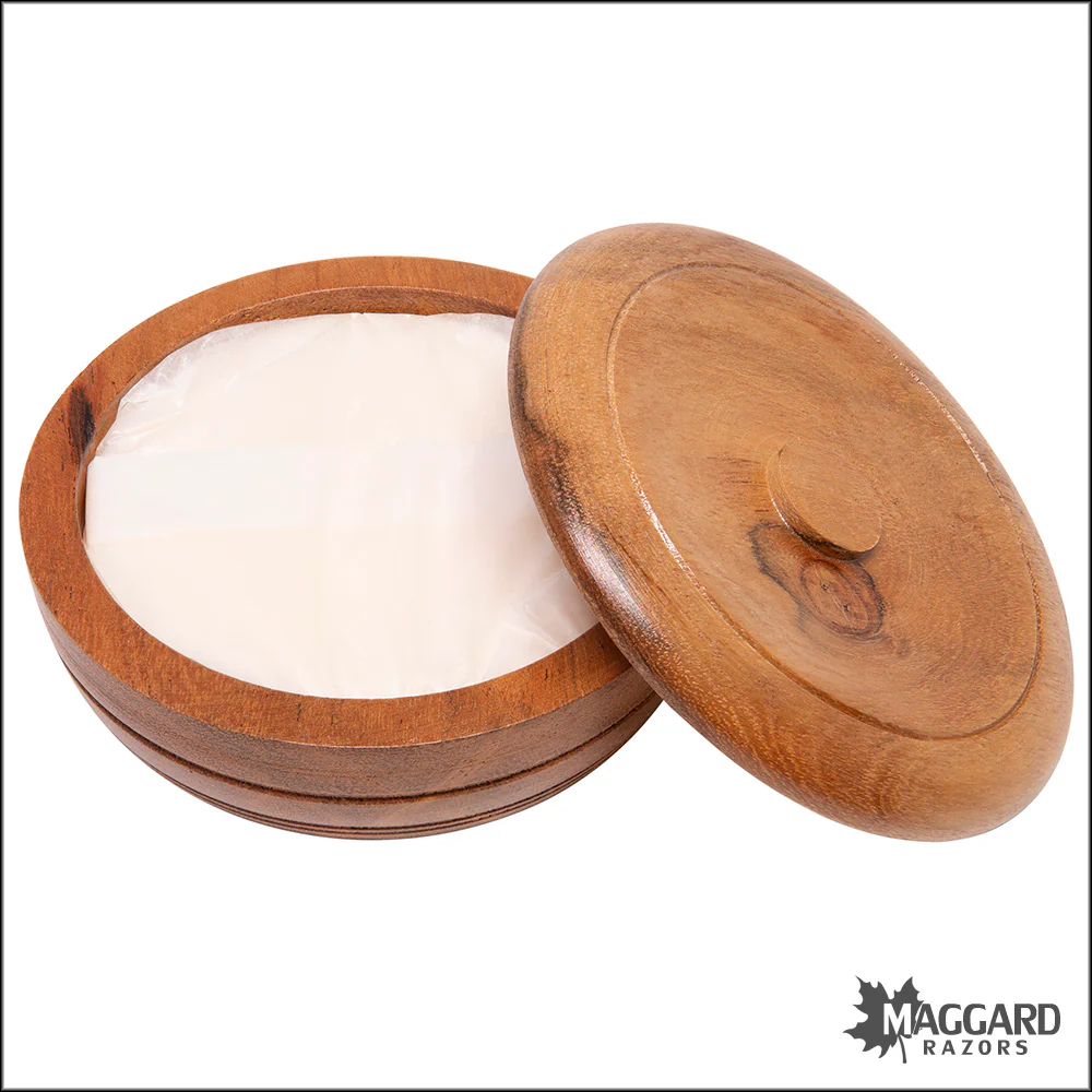 Taylor of Old Bond Street Sandalwood Herbal Shaving Soap in Wood Bowl, 100g - Image 4